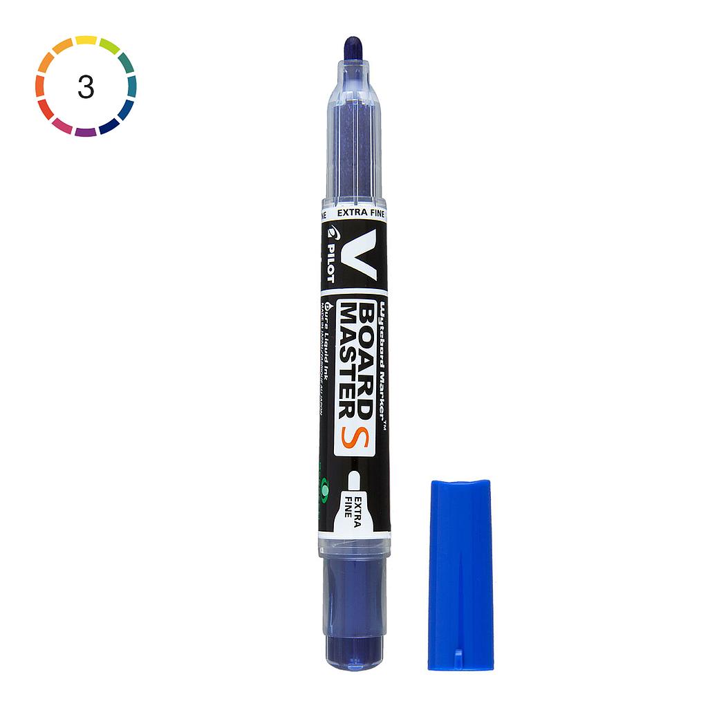 2 x Pilot Whiteboard Marker Extra Fine Bullet Tip Blue ink 