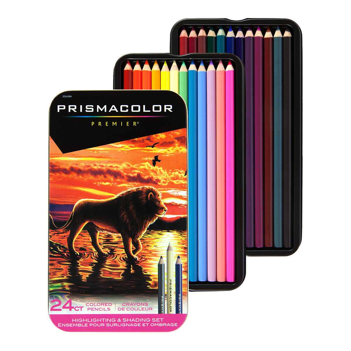 Prismacolor Premier Colored Pencils 24 set, Highlighting & Shading